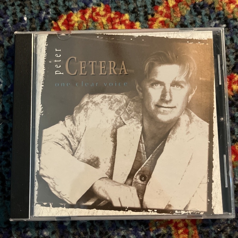 Peter Cetera One Clear Voice CD Album Pop River North Records 1995 51416-1110-2